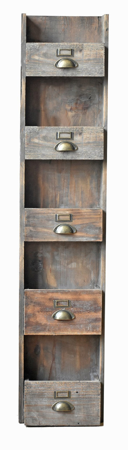 Magazine Holder Shelf, Recycled Wood, Temporary No Stock
