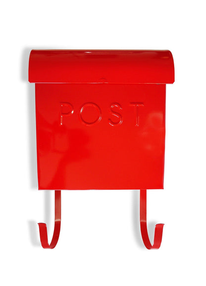 Euro Mailbox Red  With POST