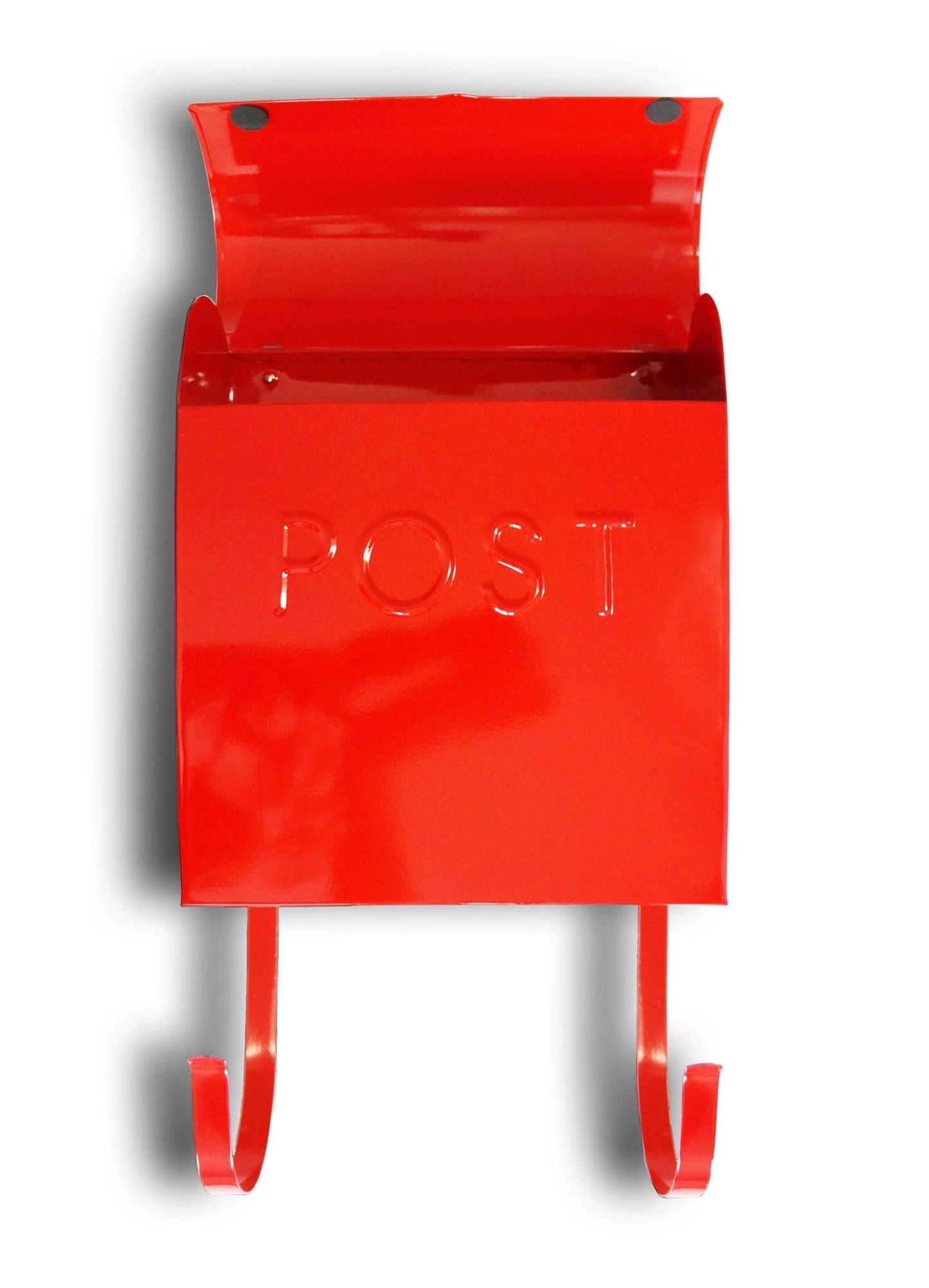 Euro Mailbox Red  With POST