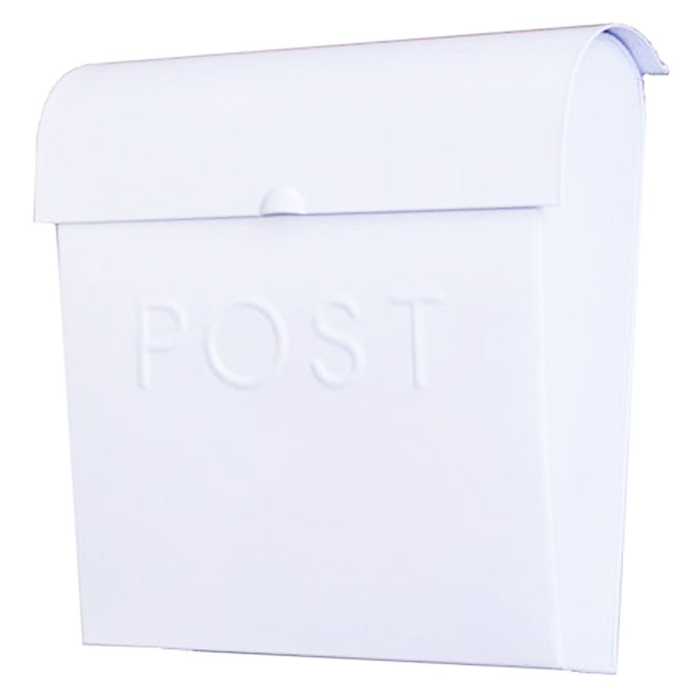 White Euro Post Mailbox