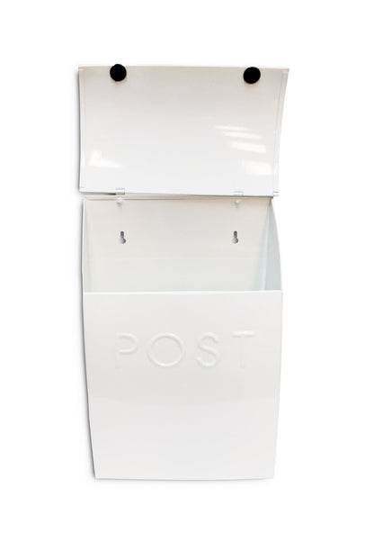 Milano Pointed Mailbox White