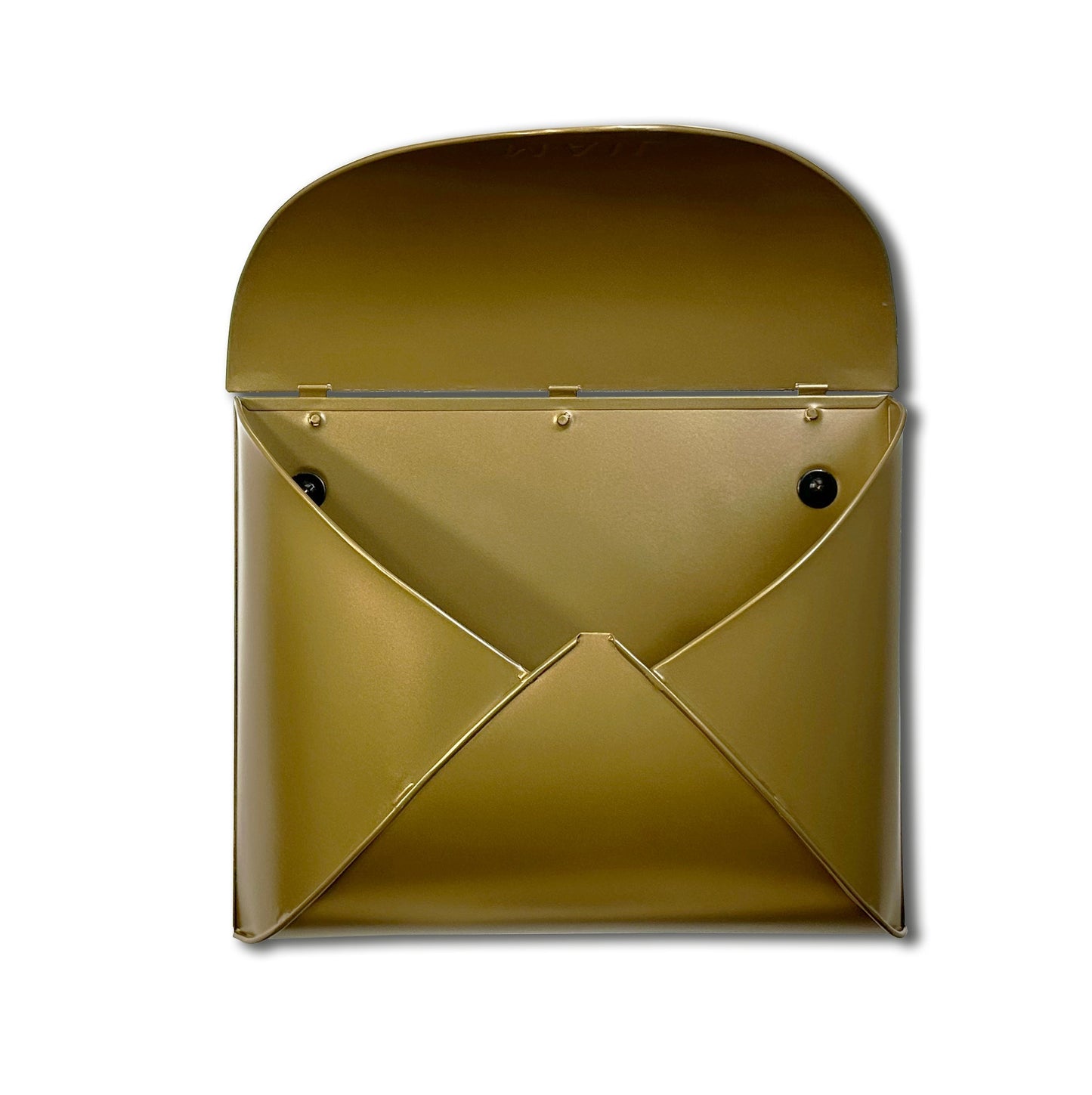 Antique Brass Envelope Mailbox, Large