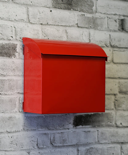 Baxter Parcel Mailbox Red