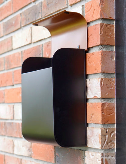 Dominion Iron Mailbox, Black & Copper