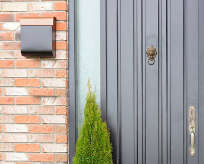 Dominion Iron Mailbox, Black & Copper