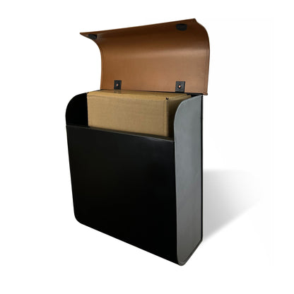 Dominion Iron Mailbox, Black & Copper