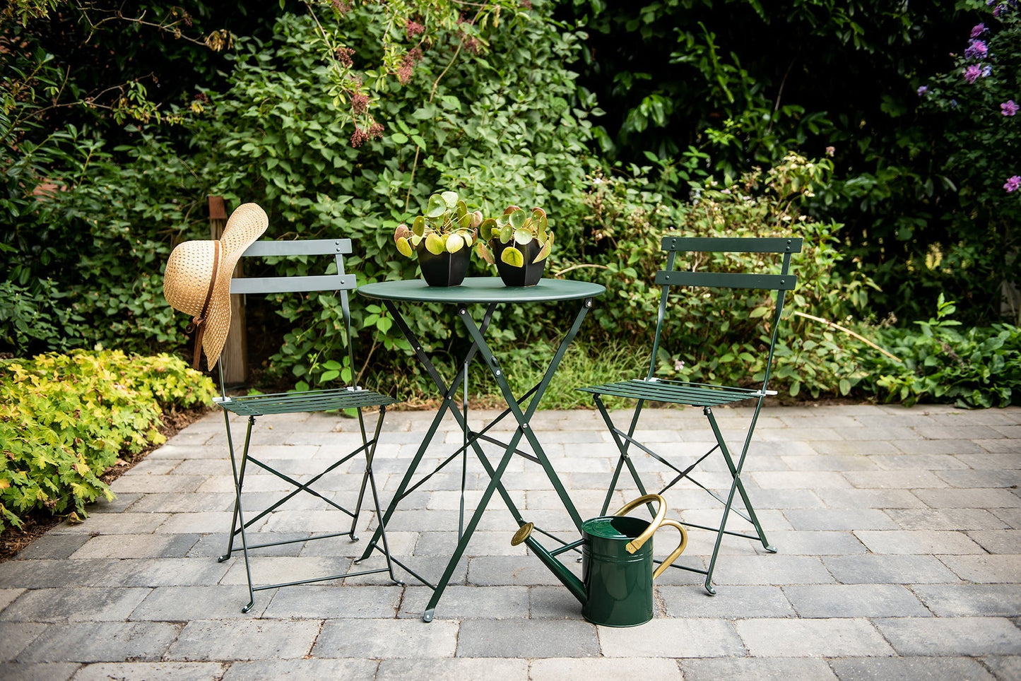 Bistro Table Metal Green