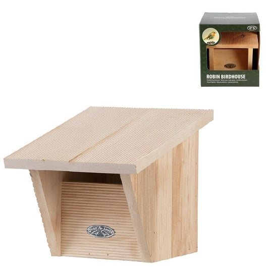 Robin Bird House in Gift Box