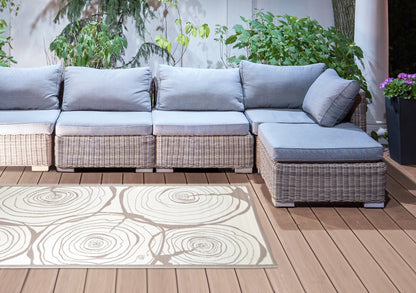 Outdoor Rectangular Wood Carpet