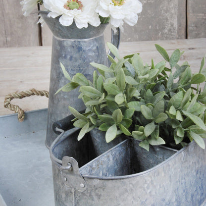 Old Zinc Oval Box/3 Compartments S