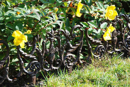 Elegant Cast Iron Lawn Fence