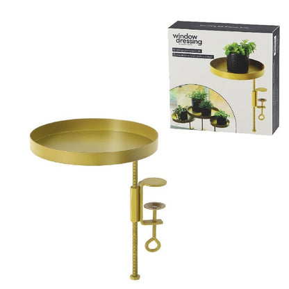 Round Golden Clamp Tray M