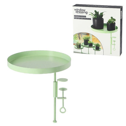 Round Green Clamp Tray L