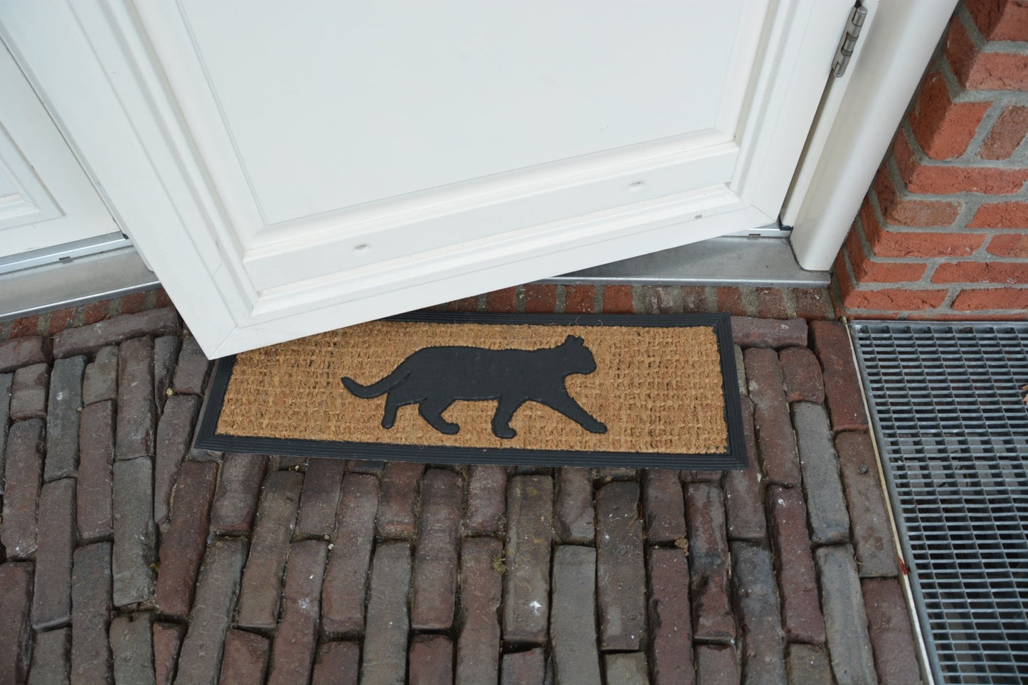 Rubber Doormat/Coir Cat