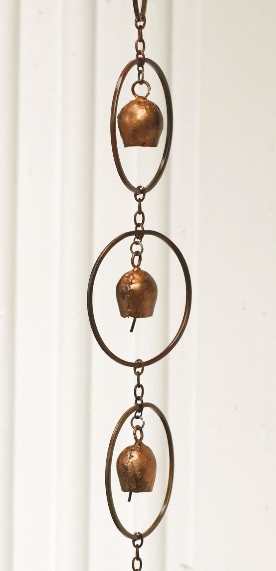 Flamed Bell Rain Chain