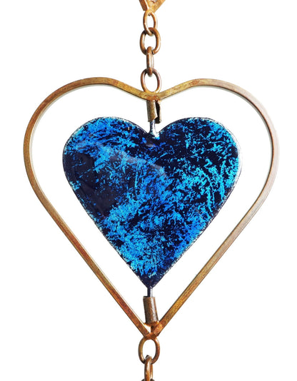 Multicolor Heart Rain Chain