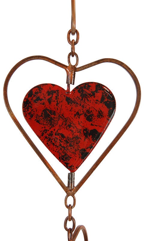 Multicolor Heart Rain Chain