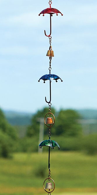 Multicolor Umbrella Rain Chain