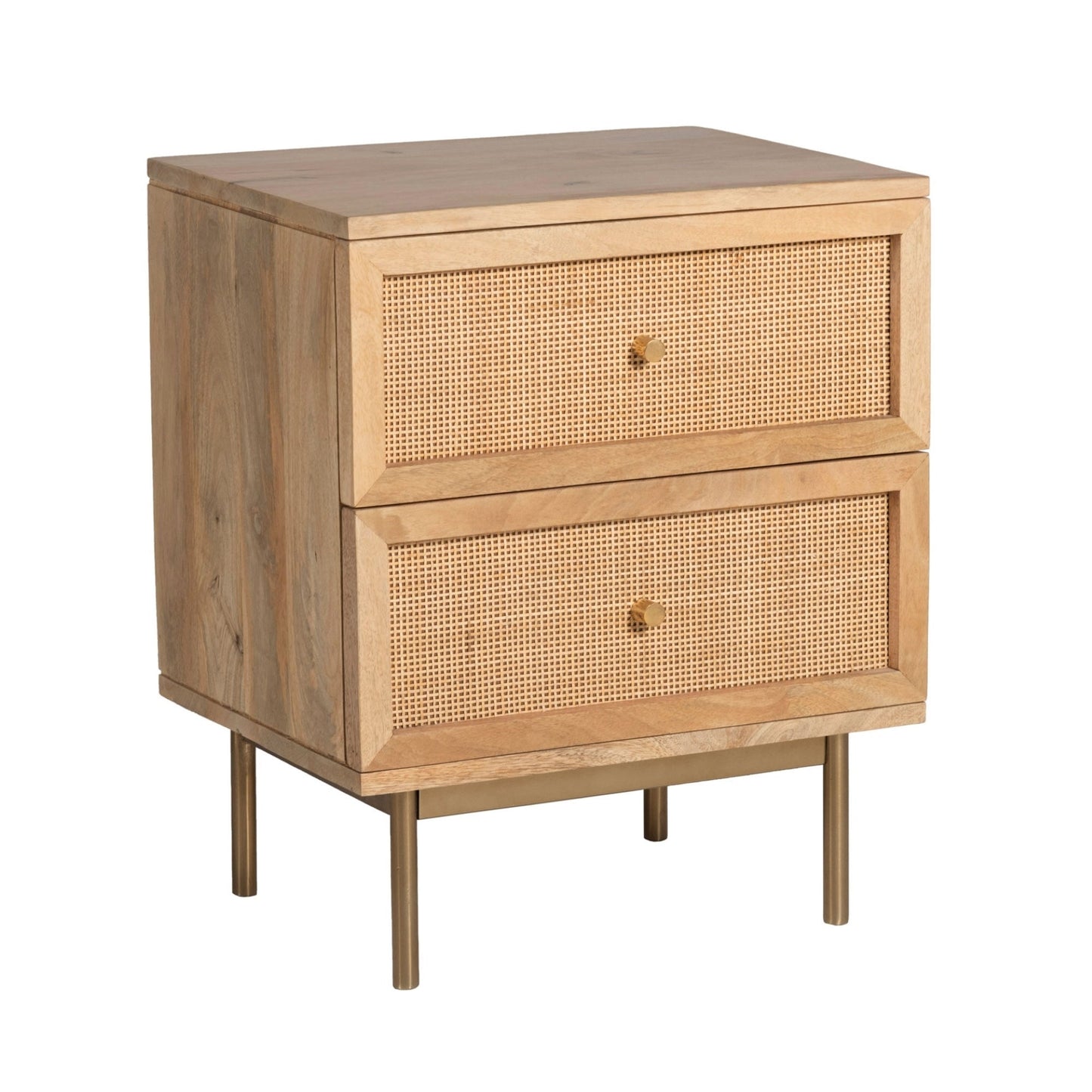 SP0213R, Raphia Nightstand, Natural