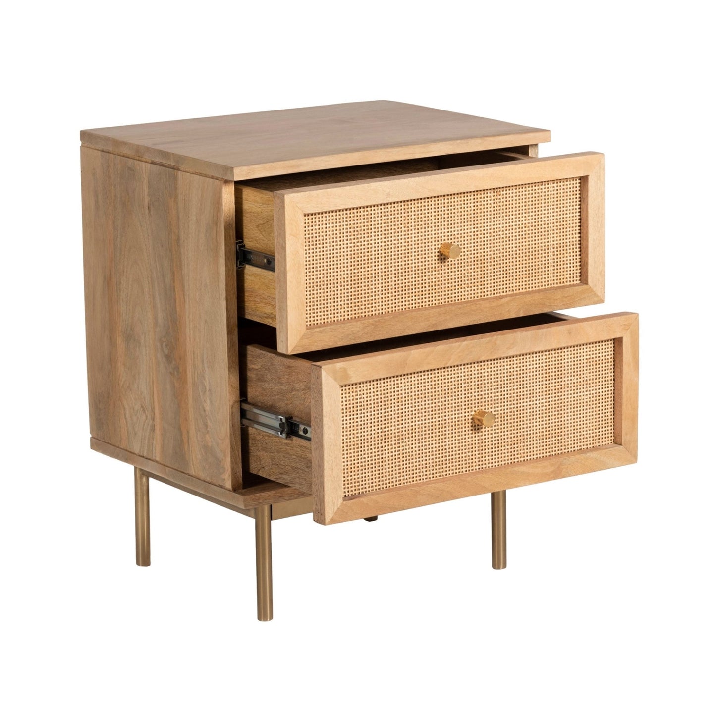 SP0213R, Raphia Nightstand, Natural