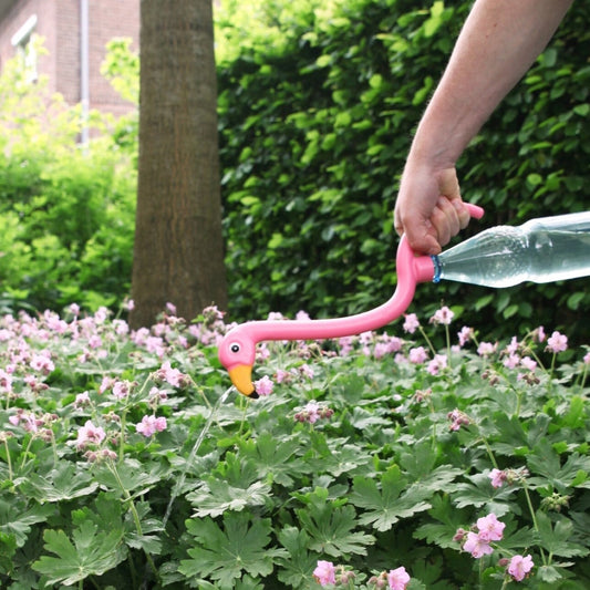 Bottle Watering Can Flamingo
