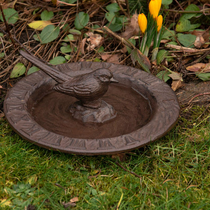 Sun Dial And Bird Bath
