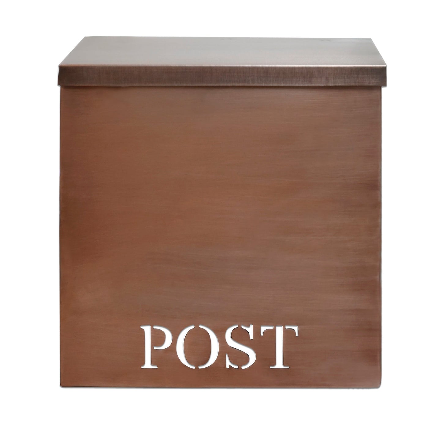 Stanley Iron Mailbox, Antique Copper, W/Cut, Last Chance