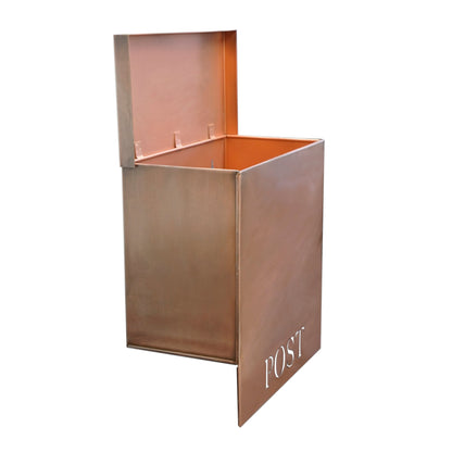 Stanley Iron Mailbox, Antique Copper, W/Cut, Last Chance