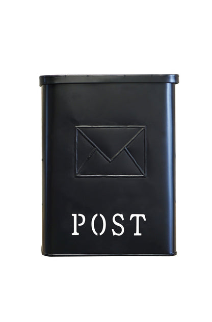 Serena Galvanized POST Mailbox (UH-1002BLK)