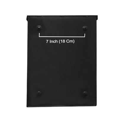 Serena Galvanized POST Mailbox (UH-1002BLK)
