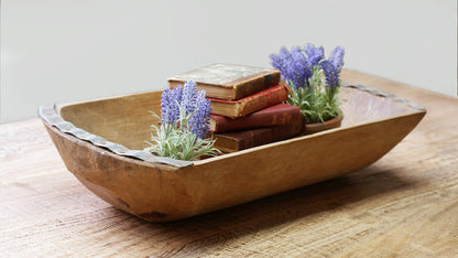 Large Wooden Dutch Dough Bowl