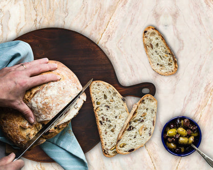 Wooden Circular Chop Board, Food Safe