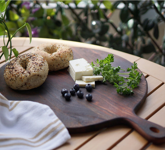 Wooden Chop Board Round S, Food Safe