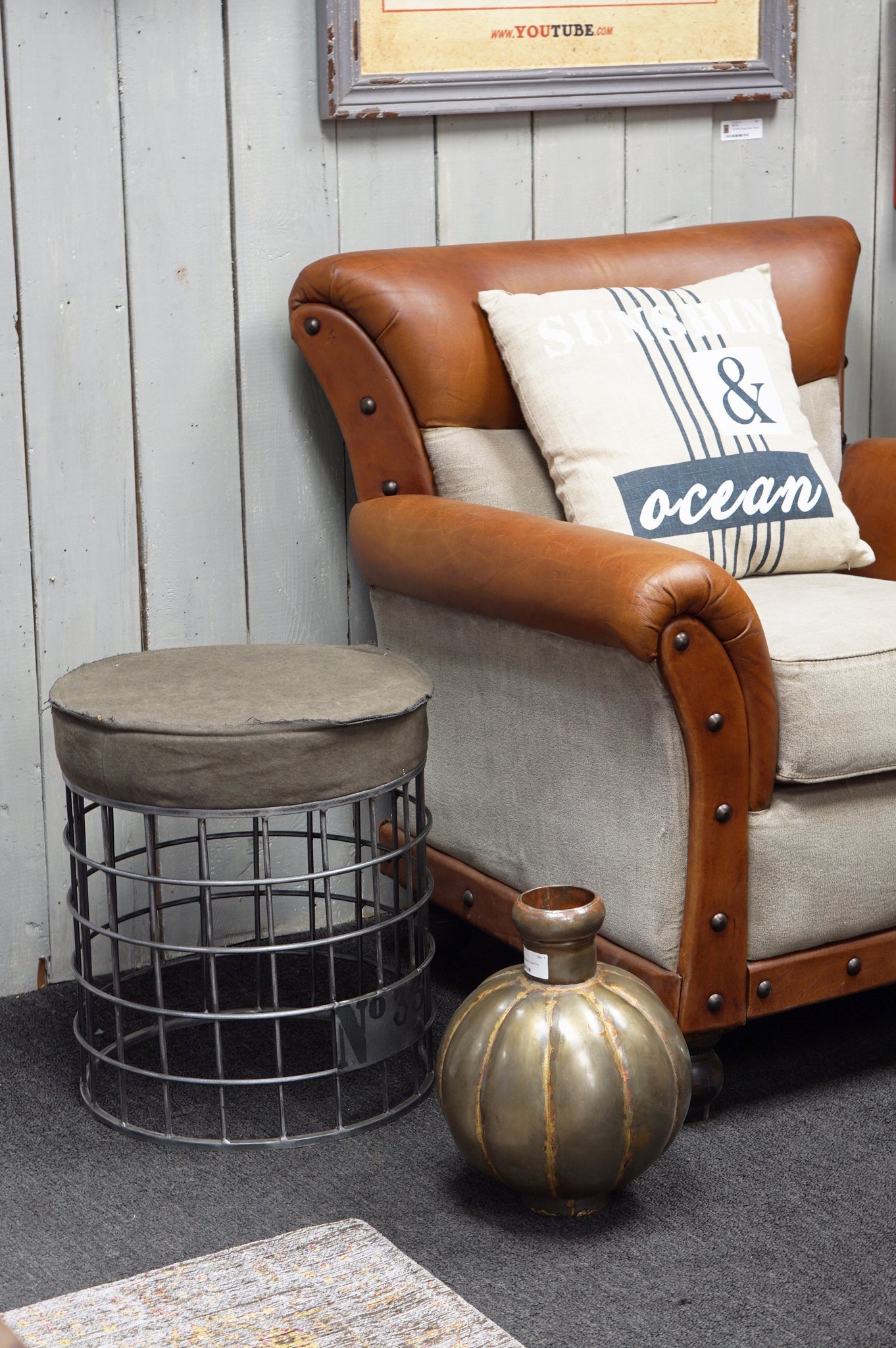 Wire Frame Stool , Vancouver showroom.