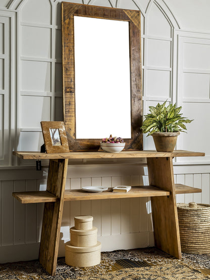 59 in Reclaimed Wood Console Table