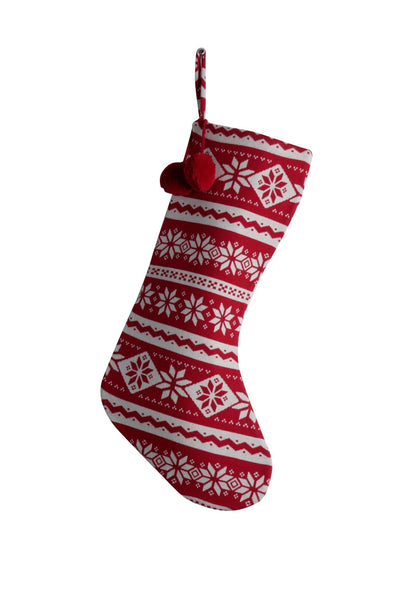 Cotton Knitted Christmas Stocking