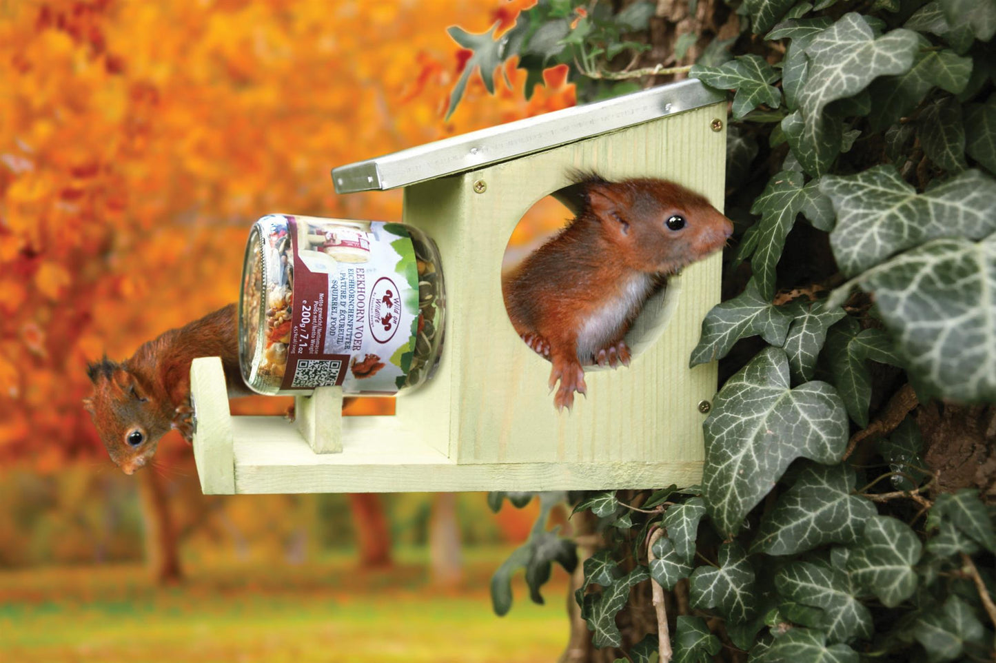 Squirrel Peanut Butter Feeder, Excl. Food