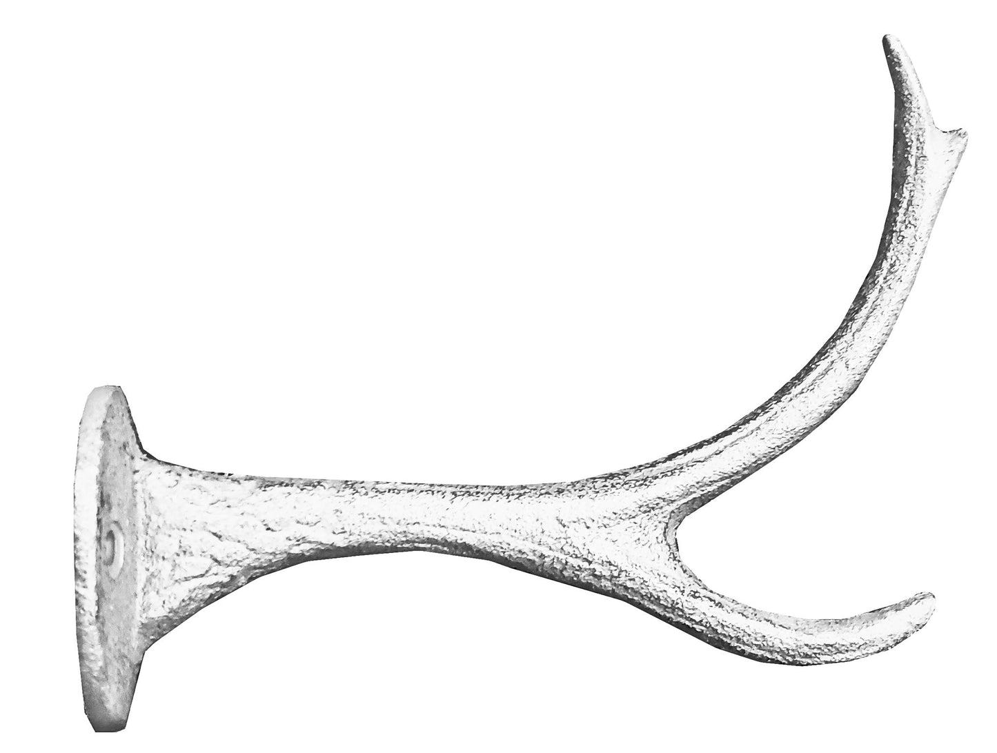 Antlers Hook  Rustic White