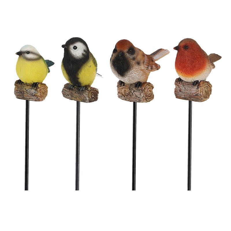 Garden Birds On Stick