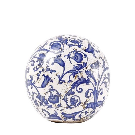 Aged Ceramic Ball in Dia 12cm
