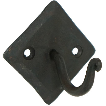 Forged Square  Plate Wall Hook