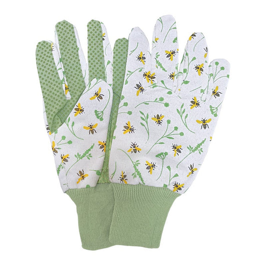 Garden Gloves With Bee Print