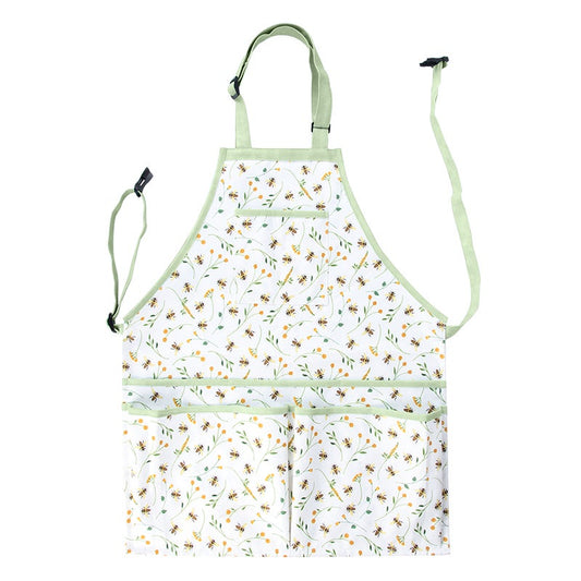 Garden Apron With Bee Print
