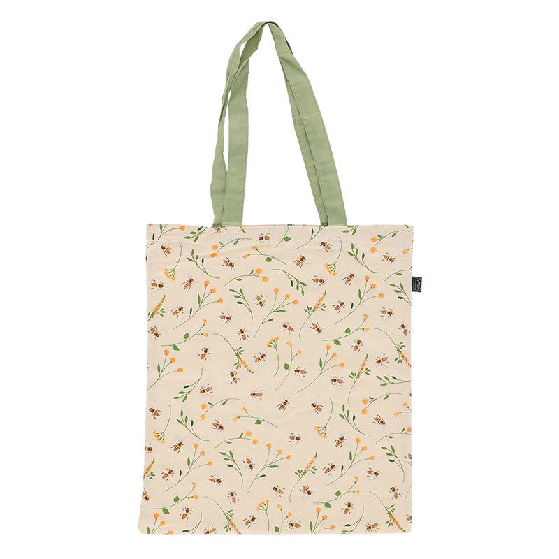 Shopping Bag With Bee Print
