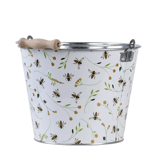 Bucket With Bee Print