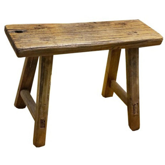 Rect. Antique Mini Stool, L