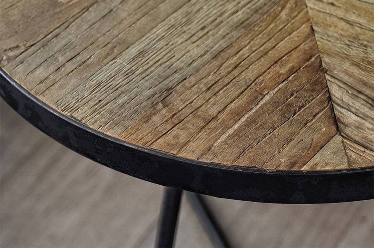 Recycled Old Elm Side Table