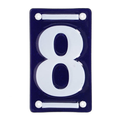 Enamel House Number 8