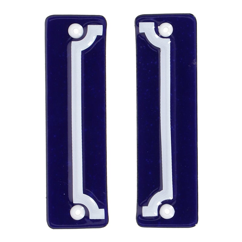 Enamel House Number Frame Set Of 2