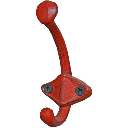 Diamond Base Dbl Hook Red